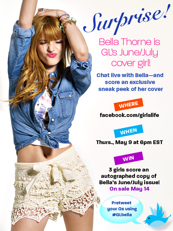 Girl life на русском. Bella Thorne обложка. The girl журнал.
